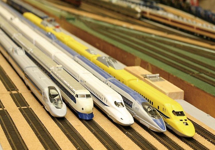 鉄道模型の展示風景