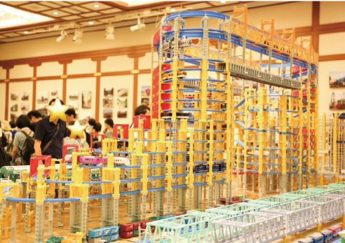 レールタワーの展示風景